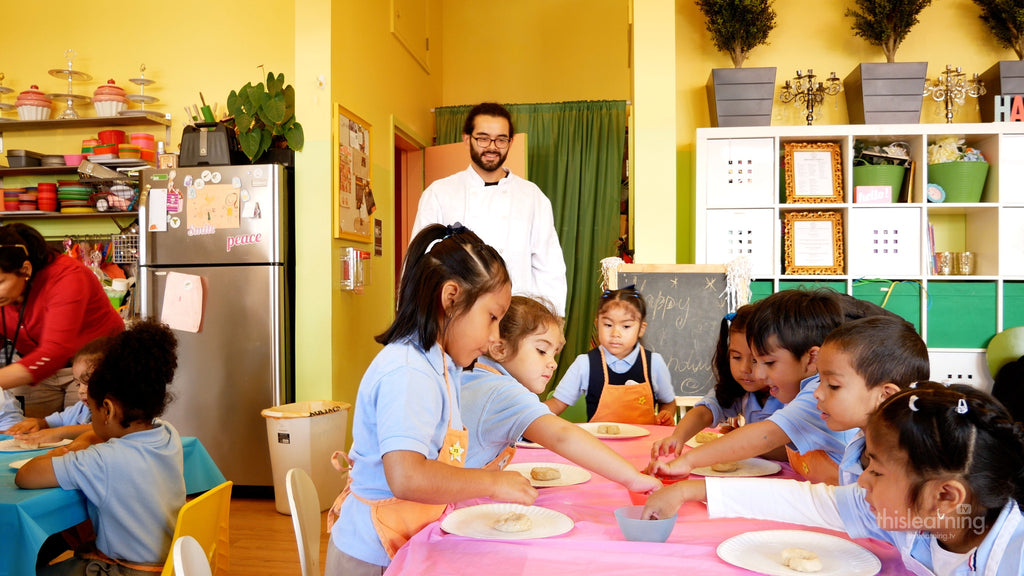 Rene Teaches Healthy Food Fun at Bambino Chef