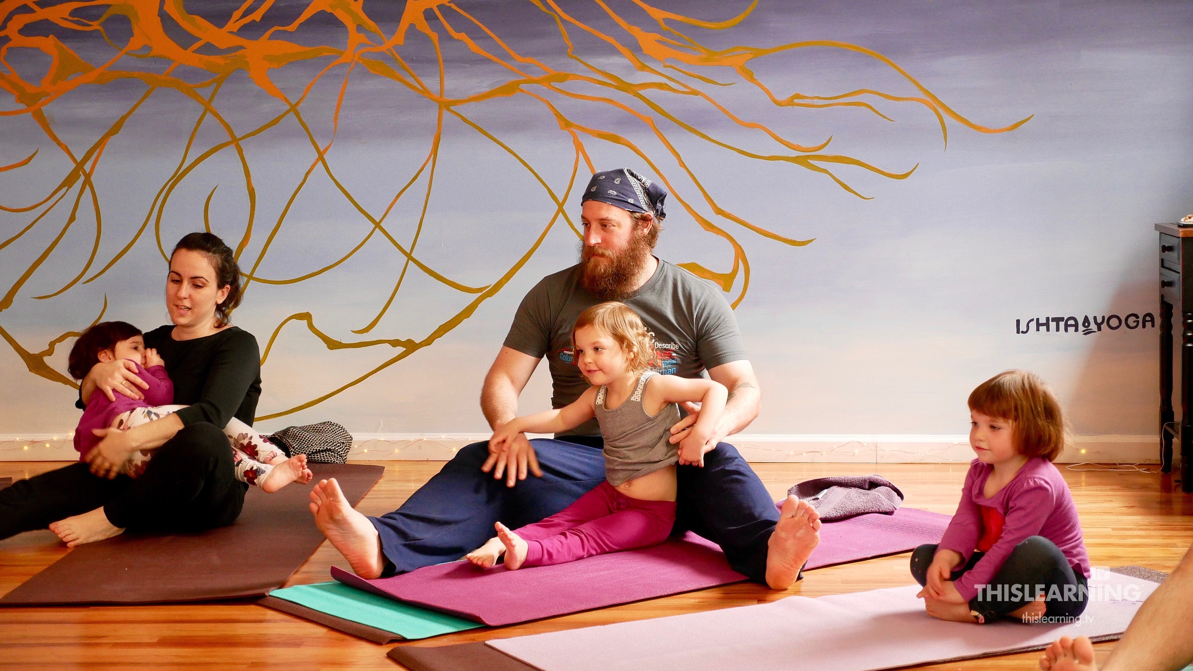 Jamie connects children to mindfulness with yoga