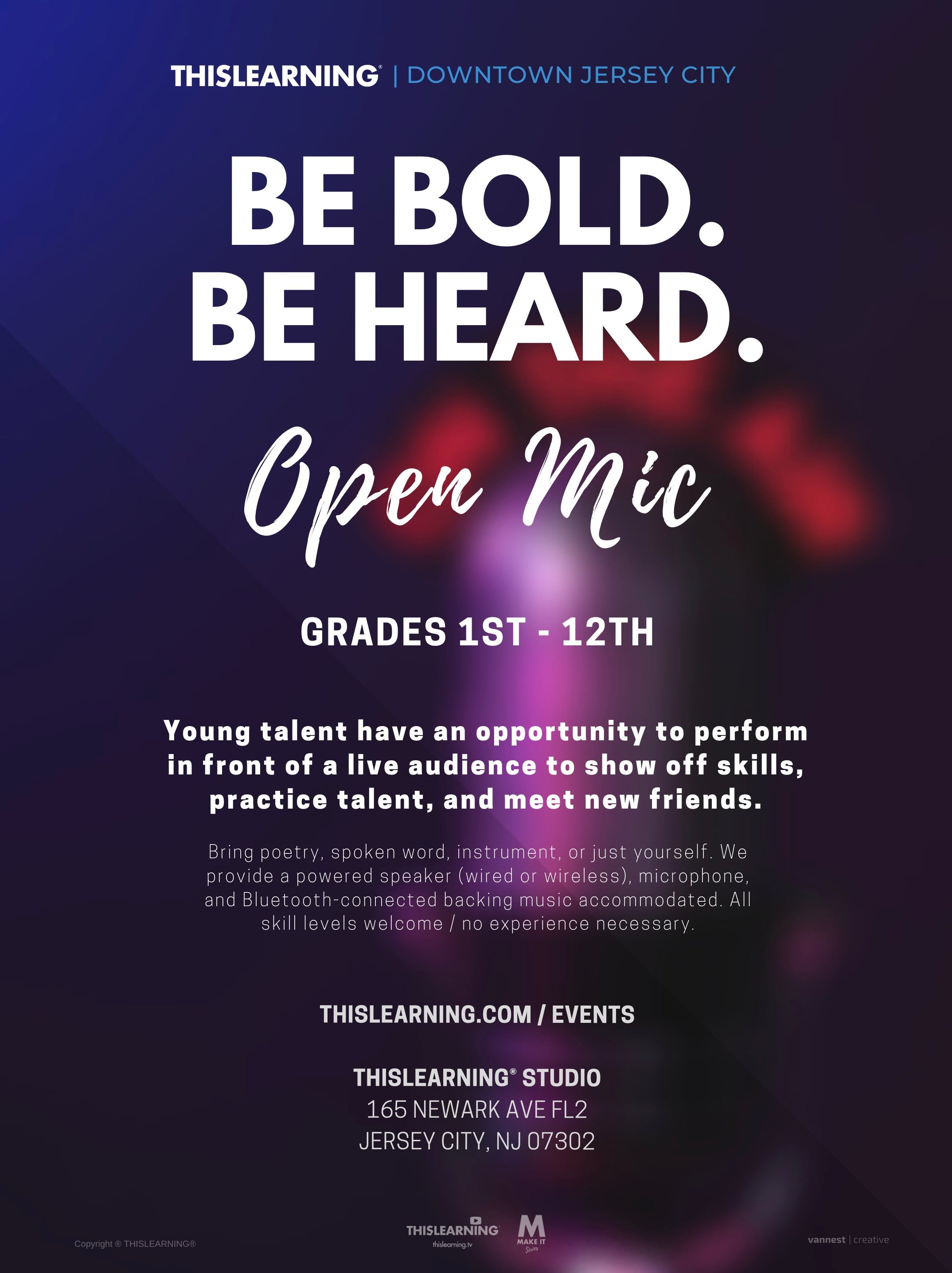 Open Mic – Be Bold. Be Heard.