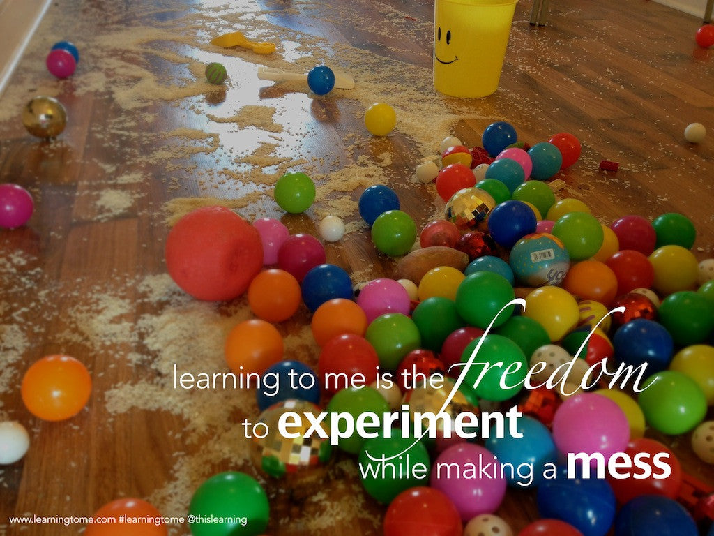 We experimented by making a mess – THISLEARNING®